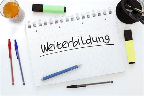 Weiterbildung .